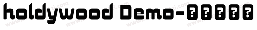 holdywood Demo字体转换